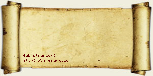 Andjelina Anić vizit kartica